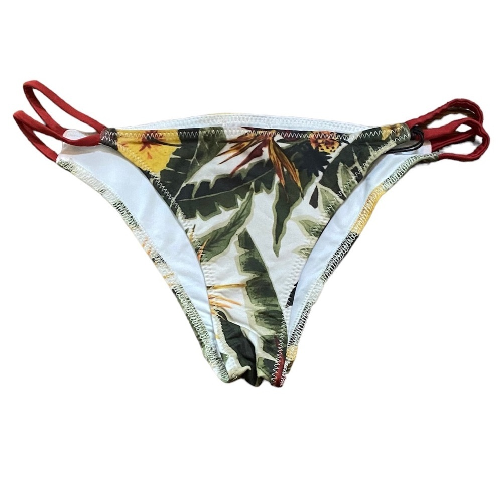 Chaser Hibiscus Jungle Bikini Bottom NWT‎